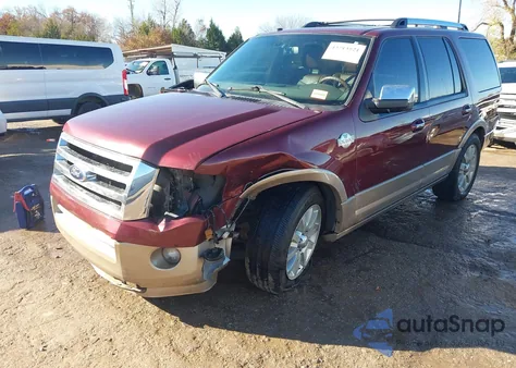 2013 Ford Expedition King Ranch из США, поврежденный, VIN 1FMJU1H50DEF11890